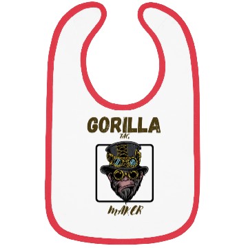 Discover Mafia Gorilla Gifts for Gorilla Monkey Bibs
