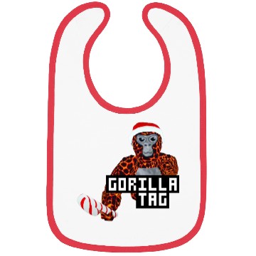 Discover Gorilla Tag Santa Monkey Candy Cane Gorilla Bibs