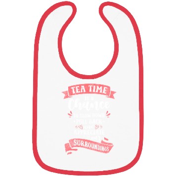 Discover Tea Time Out Teacup Drink Bibs