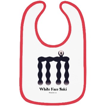 Discover Bold monkey print "whiteface saki" Bibs