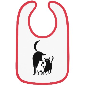 Discover Pet Elegance in Monochrome Bibs