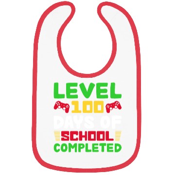 Discover Level 100 Days Of School Completed Bibs