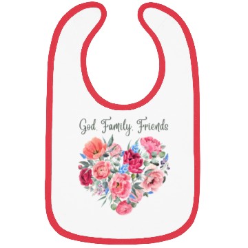 Discover God, Family, Friends! Bibs