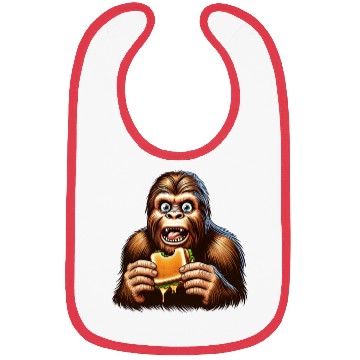Discover Bigfoot Discovers Grilled Cheese Sandwich Bibs
