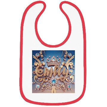 Discover Emily With the crown Bibs