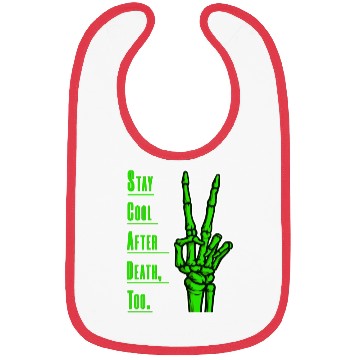 Discover Cool Hand Skeleton Art. Bibs