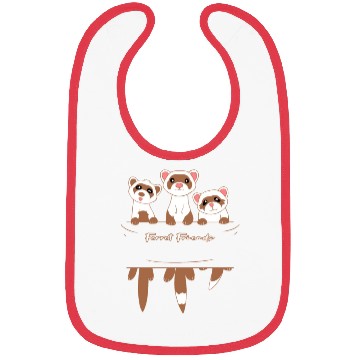 Discover Ferret Friends Bibs