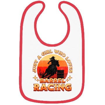 Discover Just a Girl Who Loves Barrel Racing Bibs