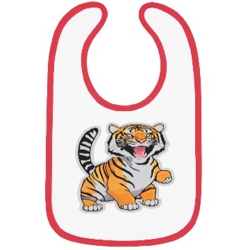 Discover tiger design 1 Bibs
