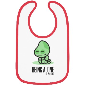 Discover Being Alone is Nice Bibs