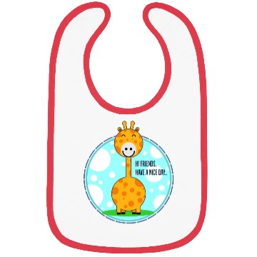 Discover The Fat Giraffe Bibs