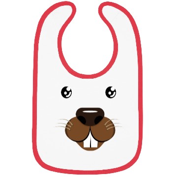 Discover Groundhog Face Rodent Groundhog Day Bibs