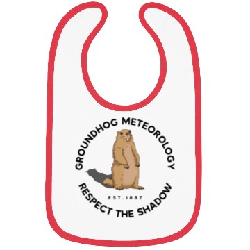 Discover Respect The Shadow Rodent Happy Groundhog Day Bibs