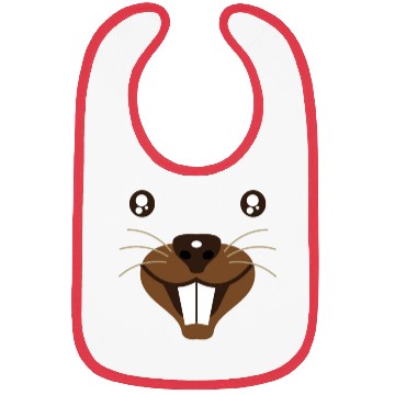 Discover Groundhog Face Rodent Happy Groundhog Day Bibs