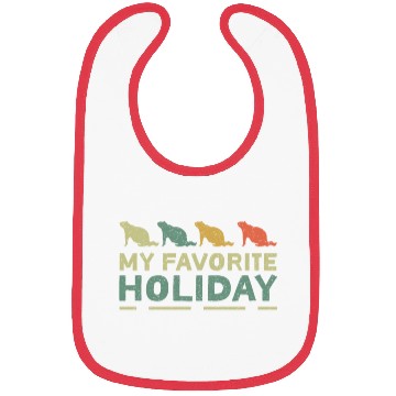 Discover My Favorite Holiday Groundhog Day Bibs