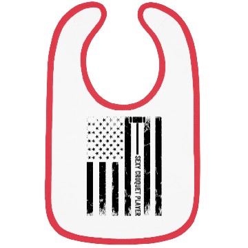 Discover Croquet US Flag Sexy Croquet Player Bibs