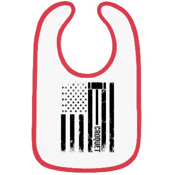 Discover Croquet US Flag Croquet Player Bibs