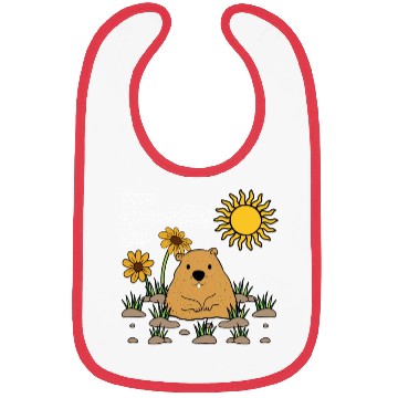 Discover Happy Groundhog Day Animal Spirit Rodent Bibs