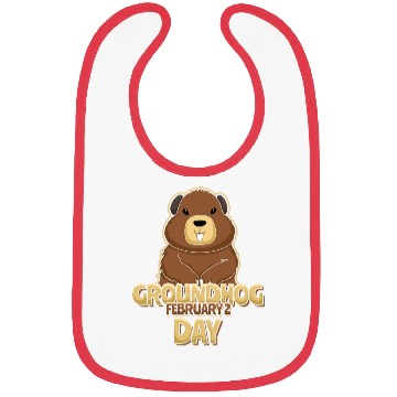 Discover Groundhog Day Day February 2 Cute Kawaii Bibs