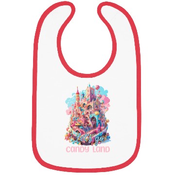 Discover Let's Go Candy Land Graphic Bibs