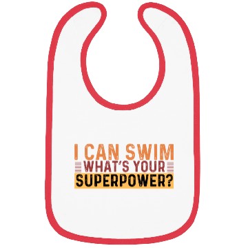 Discover I Can Swim What Your Superpower? Bibs