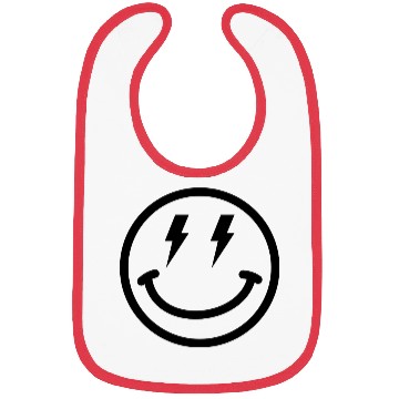 Discover Fun face with zeus eyes Bibs