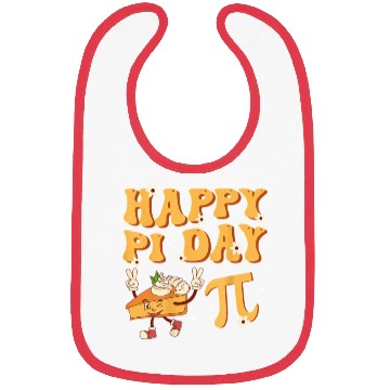 Discover groovy happy pi day Mathematics Math Teacher Bibs