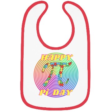 Discover Happy Pi Day Funny Pi Mathematic Math for Teachers Bibs