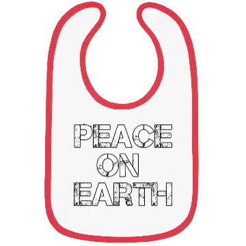 Discover PEACE ON EARTH Christmas holiday hope love Bibs