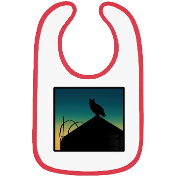 Discover Flaco the Owl on Water Tower - Birder Design Bibs