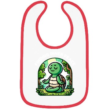 Discover Finding Inner Peace: Turtle Meditation Journey Bibs