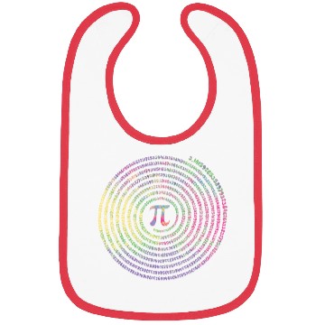Discover Pi Symbol Logo Funny Pi Day Math Equations Tie Dye Bibs