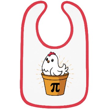 Discover Chicken Pot Pie Funny Pi Day Math Equations Bibs