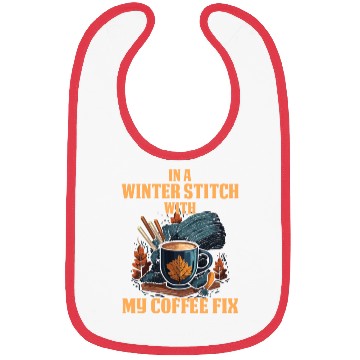 Discover In a winter stitch with coffee fix Bibs