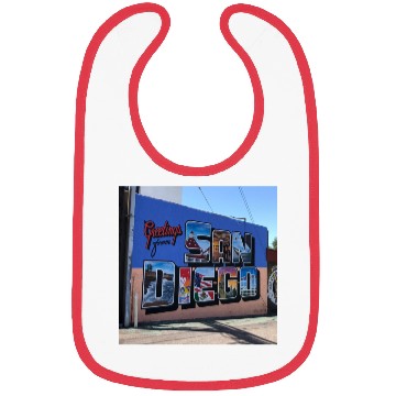 Discover Greetings From San Diego Street Art Bibs