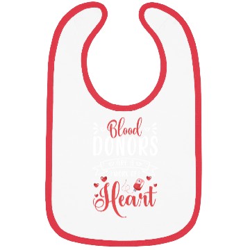 Discover Blood Donation Blood Social Needle Bibs