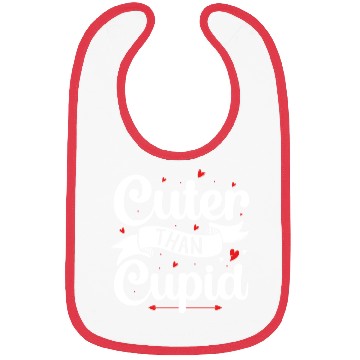 Discover Cuter Than Cupid Bibs