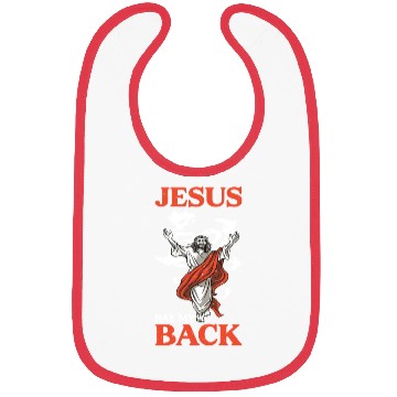 Discover Jesus Has My Back 16 Bibs