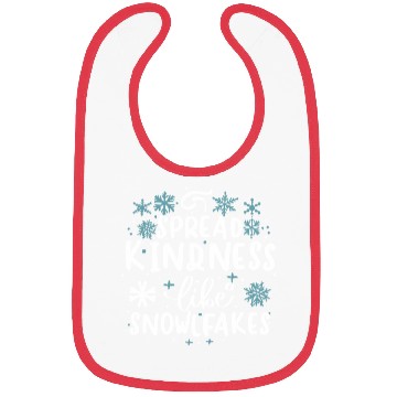 Discover Christmas Themed Spread Kindness Like Snowflakes Bibs