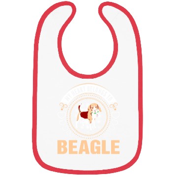 Discover My Heart Belongs To Beagle Dog Bibs