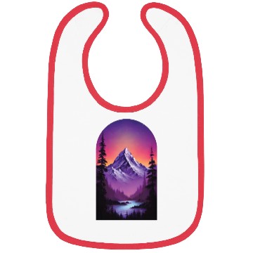 Discover Violet Dawn The Mountains Majesty Bibs