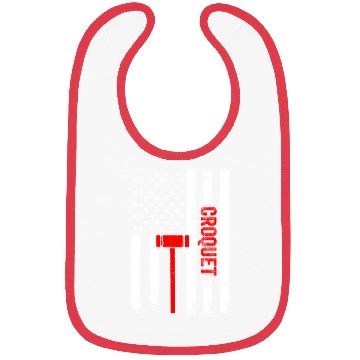 Discover Croquet US Flag Croquet Player Bibs