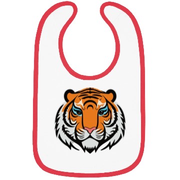 Discover cute tiger design Bibs