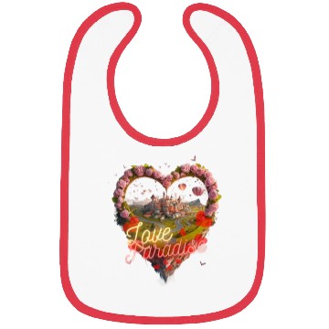Discover Floating Romance - Love Paradise Island Bibs