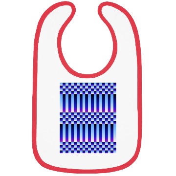 Discover Daybreak and Nightfall (Checkers and Stripes) Bibs