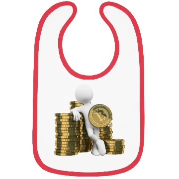 Discover 3D White People Bitcoin Bibs