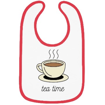 Discover tea time Bibs