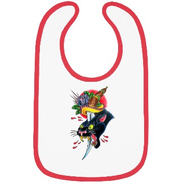 Discover Angry Panther Bibs