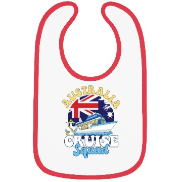 Discover Australia Cruise Squad Family Vacation Trip Bibs