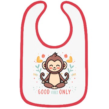 Discover Yoga Monkey Bibs